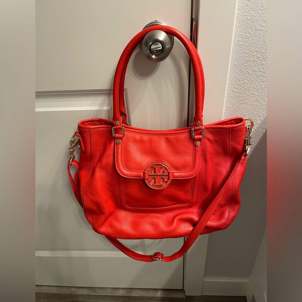 Orange Tory Burch Amanda Bag